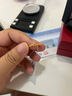 周六福彩宝碧玺黄金足金戒指生日礼物送女友J0212468 约1.69g 10号 实拍图