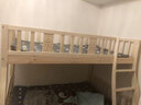 汀煌实木上下床双层床小户型架子上下铺双人子母床两层木床高低儿童床 【爬梯款】上80下100+床垫*2 实拍图