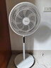 美的（Midea）【飓风节能】七叶柔风立式电风扇/家用轻音落地扇/台式小型风扇/大风力遥控定时摇头风扇SAH35BSJ 实拍图
