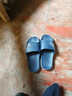 惠夫人拖鞋男外穿夏季大码情侣家用软底浴室洗澡防滑凉拖女户外夏天 【升级款】藏青 40-41 (适合39-40码穿) 实拍图
