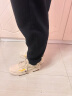 森马（Senma）男鞋夏季百搭小白鞋子男士软底轻便休闲运动时尚厚底增高板鞋男款 米色 42 实拍图