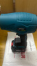 克里斯汀暴力吹风机锂电涵道风扇洗车吹水涡轮工业鼓风机大功率强力吹灰尘 蓝CT暴力风机铂金（10节）1电1充 实拍图