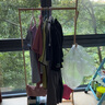 木马人 简约立式简易衣帽架家用卧室挂衣架衣服架子落地收纳架置物架子 【加固加粗】经典款-原色60长 实拍图