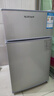 先科速冻冷藏双门冰箱家用一级能耗迷你出租屋节能省电轻音小型电冰箱 一级能效/42L双门银/约3天一度电 实拍图