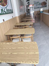 汤能优品餐桌家用原木风餐桌椅组合仿实木简易饭桌小户型公寓餐厅快餐桌子 【原木色】 ｜加粗加厚/超强承重 120cm 【宽60cm】一桌四椅 实拍图