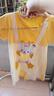 迪迪熊日记（DIDIXIONGRIJI）婴儿衣服夏季薄款新生儿短袖连体衣0-3个月宝宝夏装老虎服哈衣六 短袖小萌龙 73CM适合体重15-18斤内 实拍图