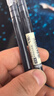 得力(deli)拔帽直液式中性笔 0.5mm全针管走珠笔大容量速干考试笔学生刷题笔 黑色5支S856-5 实拍图
