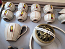 轻茶具整套汝窑盖碗茶壶奢功夫茶具高档陶瓷开片泡茶杯礼盒装送礼 汝窑七方莲开15入·叶黄 晒单实拍图