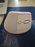 罗技（Logitech）Lift人体工学蓝牙鼠标 无线静音垂直办公鼠标 带Logi Bolt接收器 商用版 白色 实拍图