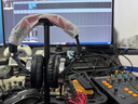 OneOdio头戴式耳机 音乐耳机 专业录音监听耳机DJ主播调音台录音棚专用 高保真HIFI全封闭 Pro10 一抹红 实拍图
