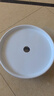 九千谷可移动花盆托盘带滑轮底座圆形植物接水盘3#白色内径26.5cm 9195 实拍图