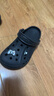 卡骆驰crocs洞洞鞋贝雅男鞋女鞋轻便耐磨一脚蹬拖鞋休闲鞋|10126 黑色-001 37 /38(230mm) 实拍图