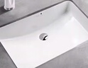 科勒（KOHLER）台盆方形台下面盆拉蒂纳浴室卫生间洗手盆洗脸盆 K-2214T（18寸） 实拍图