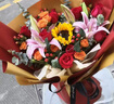 幽客玉品鲜花速递红玫瑰花束表白送女友老婆生日礼物全国同城配送 红玫瑰向日葵百合混搭花束 实拍图