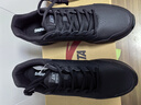安踏男鞋运动鞋男秋冬季男士软底网面跑步鞋休闲鞋皮面保暖防水鞋子男 (秋冬季新款保暖纯黑皮面)黑色 44 （10码） 实拍图