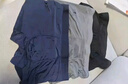 猫人男士内裤男春夏冰丝无痕抑菌速干凉爽平角四角短裤头3条装 黑色+深蓝+浅灰 3条 4XL 实拍图