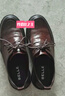 百丽通勤商务皮鞋2025男牛皮褶皱增高休闲鞋A1373AM4 棕色2  38 实拍图
