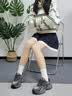 ZHR春秋老爹鞋女百搭厚底休闲鞋女网面透气运动女鞋 BV63 深灰色 37 实拍图