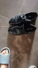 百丽男鞋商务正装皮鞋休闲增高软底真皮鞋10503AM0 黑色-经典版 40 实拍图