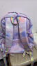 女孩小学生书包一年级三到六女童儿童女生轻便减负护脊1-3-4-6五 紫色小号 实拍图