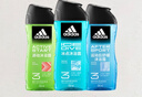 阿迪达斯 （adidas）男士沐浴露洗发水洗面奶三效合一 （冰点+舒缓+源动）三件套750ml 实拍图