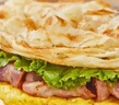 粮全其美手抓饼原味100g*20片装健康早餐卷饼 培根火腿烤肠伴侣早餐半成品 实拍图