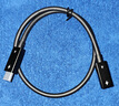 毕亚兹 雷电4全功能延长线 0.5米 Type-c公对母口8K投屏40G传输PD100W兼容USB4雷电3硬盘盒苹果笔记本线 实拍图