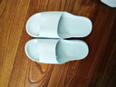 夏季防滑老人鞋孕妇室内外浴室拖鞋速干不臭脚凉拖鞋女送爸妈 天蓝 38-39 【适合37-38码】 实拍图