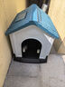 hoopet狗房子室外狗窝中型犬夏季狗屋可拆洗狗窝小大型犬户外防雨狗舍 室外防雨狗屋-带天窗【90斤内】 标准版：带铁门 【日常版】仅狗窝 实拍图