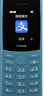 NOKIA新105 4G 全网通移动联通电信 老人老年按键直板学生儿童备用戒网手机 双卡双待  蓝色 实拍图