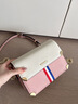 GUSKI法国奢侈品牌包包女款2026新款单肩斜挎女包生日情人节纪念日礼物 粉色【限定礼盒-现货速发】送品牌钱包 送女友送老婆送妈妈纪念日礼物 实拍图