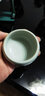 汝道汝窑茶杯可养开片泡茶杯陶瓷功夫茶具单杯描金天青冰裂汝瓷品茗杯 汝窑金鱼直桶杯70ml 实拍图