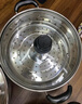 美厨（maxcook）不锈钢蒸锅 34cm二层蒸锅汤锅复底 高盖感温燃气电磁炉通用MCZ009 实拍图