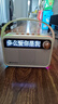 山水（SANSUI）V3户外K歌音响麦克风小型拉卡OK一体机无线蓝牙儿童话筒家庭ktv歌词显示音箱【双话筒+底座】 实拍图