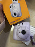 富士（FUJIFILM）富士拍立得mini12一次成像相机 mini11/9升级款 相纸旅游拍照520送礼 女生拍立得相机 mini12 鸢尾紫 官方标配 实拍图