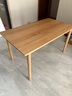 无印良品（MUJI） 实木餐桌 OA/WN 白橡木风格/黑胡桃风格 餐桌 家具桌子 OA 140cm *宽80cm*高75cm 实拍图