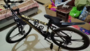 凤凰（Phoenix）山地自行车成人男女学生青少年减震变速越野公路通勤车山地车 26寸黑金铝合金车架刀轮 24速数字指拨（前中后全轴承） 实拍图