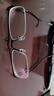 普莱斯（pulais）近视眼镜男士高端商务半框舒适超轻8g纯钛金属眼镜配1.61万新镜片 实拍图