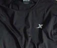 特步运动t恤短袖男夏装新款跑步速干衣薄款训练服半袖简约上衣polo衫 【综合训练】正黑色0146 L 175 实拍图