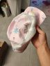 smally儿童防晒帽男童女童遮阳帽遮脸防风防紫外线宝宝户外海边太阳帽 俏皮粉彩虹独角兽 建议头围45-56cm(3-13岁) 实拍图
