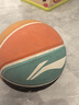 李宁（LI-NING）篮球儿童5号比赛室内外耐磨水泥地幼儿小学生青少年户外橡胶五号 实拍图