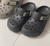 crocs卡骆驰经典特林洞洞鞋男女同款拖鞋耐磨休闲鞋|206340 黑色-001 41 /42(260mm) 实拍图