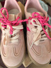 热风（Hotwind）德训鞋女鞋春秋新款潮流百搭双色鞋带休闲平底板鞋外穿小白鞋 14粉红(H14W25710) 38 实拍图