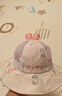 夏季凉帽大帽檐防晒太阳帽男孩儿童遮阳渔夫帽女婴儿帽子宝宝帽子 YW动物家族网盆帽【大檐兔粉色】 1-5岁调节（46-52cm） 实拍图