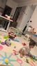 kidpop婴儿学步车多功能实木手推车可调速防侧翻儿童玩具周岁礼物复古红 实拍图