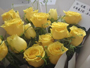 拾光逆旅全国鲜花同城配送黄玫瑰时尚花束送女友闺蜜生日礼物鲜花花店送花 小确幸丨黄玫瑰配绿铃草桔梗小清新花束 实拍图