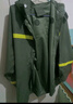 姜太公雨衣雨裤套装防暴雨男款摩托车骑行分体式外卖骑手电瓶车专用雨披 军绿色A款（防暴雨+PVC针织布） M1件 实拍图