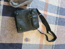 COW男包 单肩包男士商务休闲斜挎包时尚潮流单肩翻盖背包C-9858 竖款 实拍图