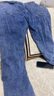 真维斯（JEANSWEST）牛仔裤女2025夏季高腰弹力垂坠感九分烟管裤开叉小个子复古蓝XL 实拍图