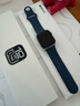 Apple/苹果 Watch Series 10 智能手表GPS款42毫米银色铝金属表壳丹宁色运动型表带S/M MX1J3CH/B 实拍图